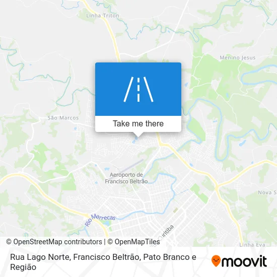 Rua Lago Norte map