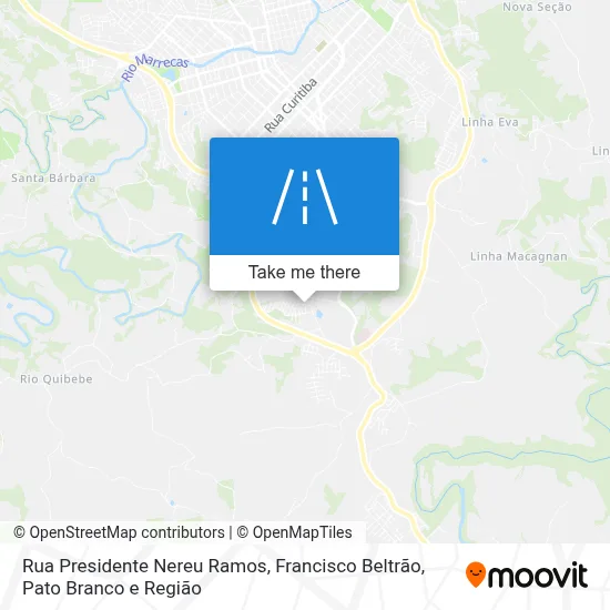 Rua Presidente Nereu Ramos map