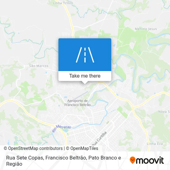 Rua Sete Copas map