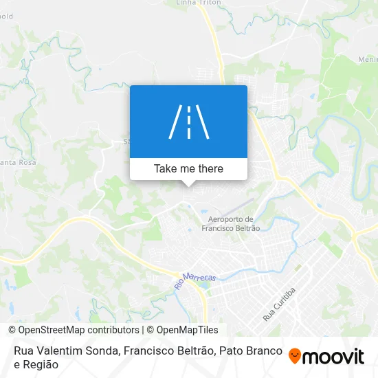 Rua Valentim Sonda map
