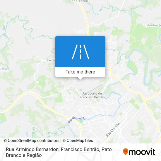 Rua Armindo Bernardon map