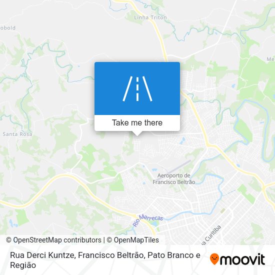 Rua Derci Kuntze map