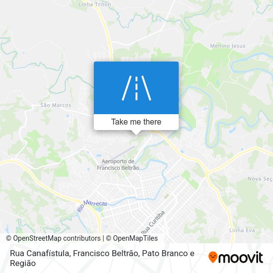 Rua Canafístula map