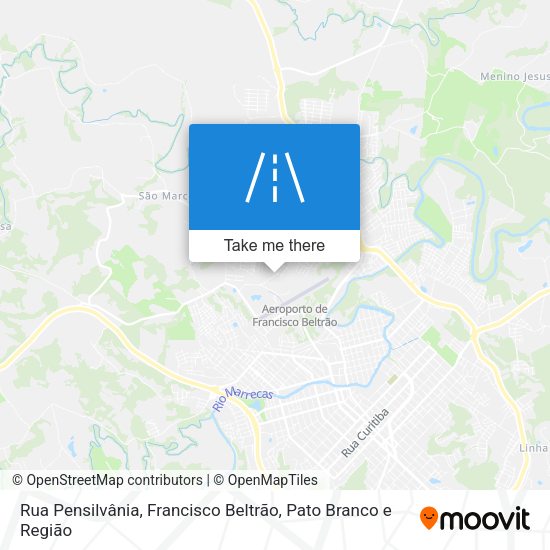 Rua Pensilvânia map