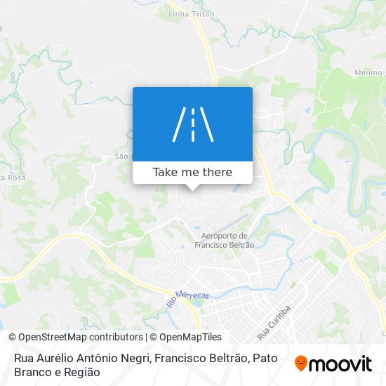 Rua Aurélio Antônio Negri map