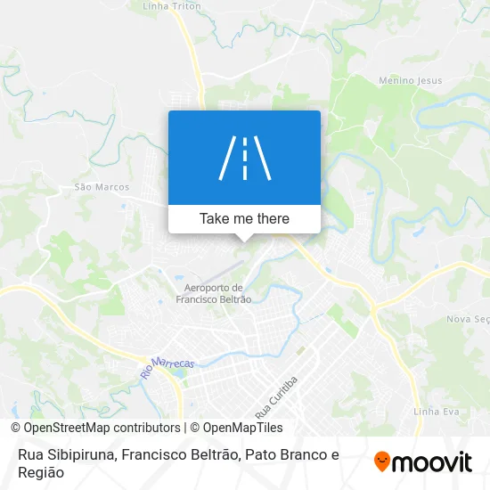 Rua Sibipiruna map
