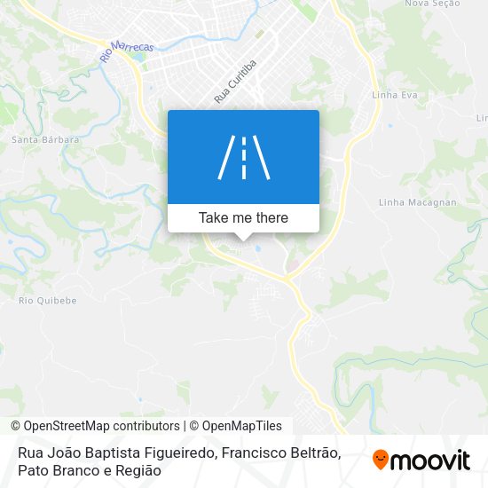 Rua João Baptista Figueiredo map