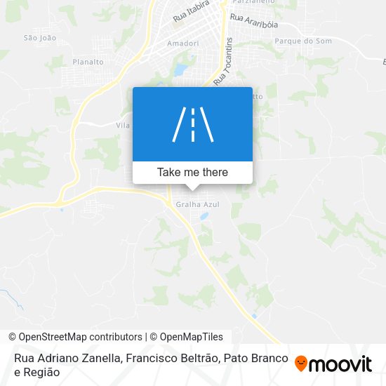Rua Adriano Zanella map