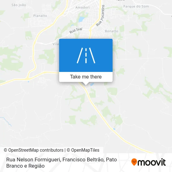 Rua Nelson Formigueri map