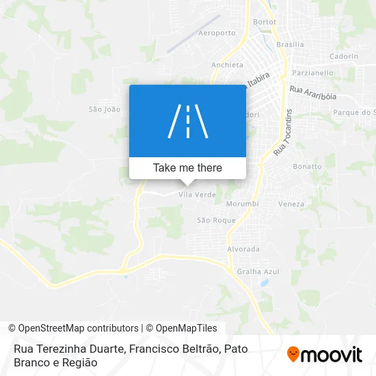 Rua Terezinha Duarte map