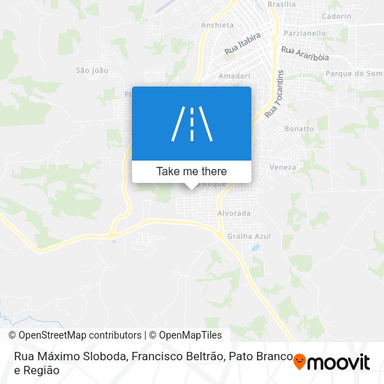 Rua Máximo Sloboda map