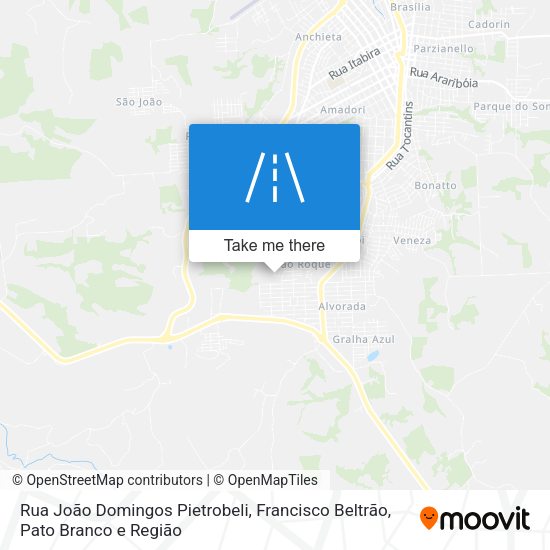 Rua João Domingos Pietrobeli map