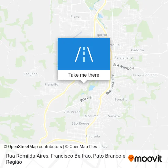 Rua Romilda Aires map