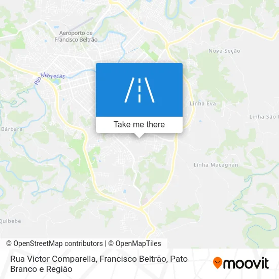 Rua Victor Comparella map