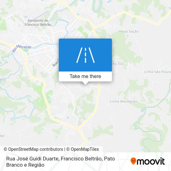Rua José Guidi Duarte map