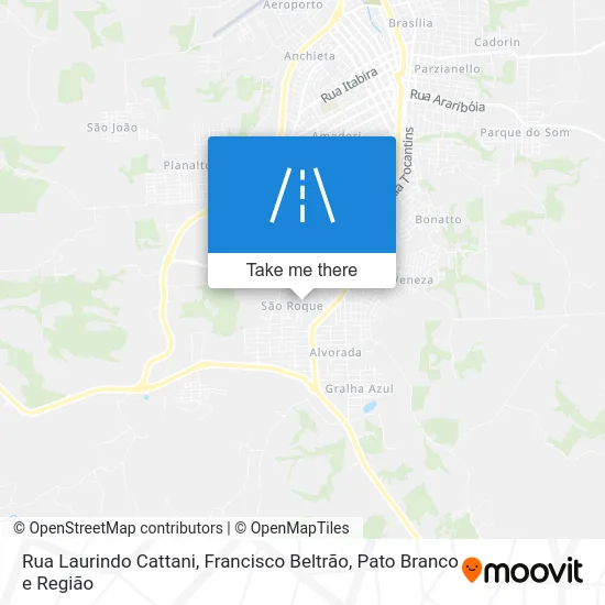 Rua Laurindo Cattani map