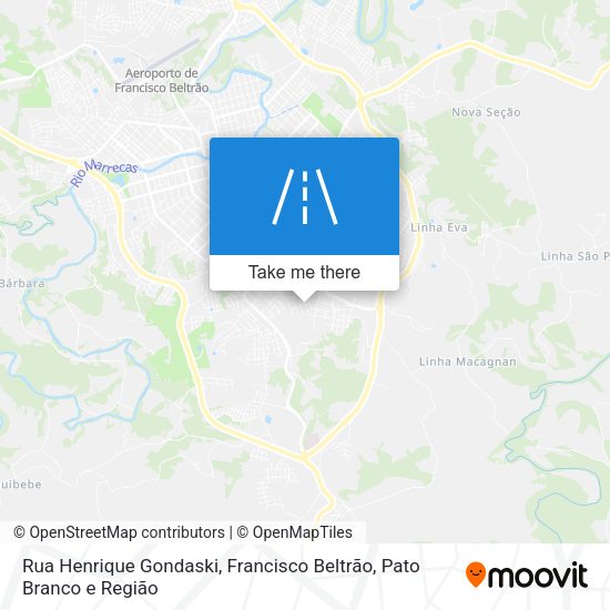 Rua Henrique Gondaski map