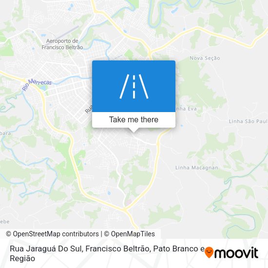 Rua Jaraguá Do Sul map