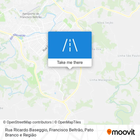 Rua Ricardo Baseggio map