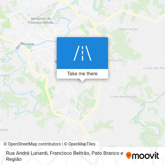Rua André Lunardi map