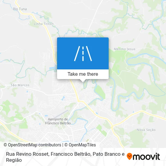 Rua Revino Rosset map