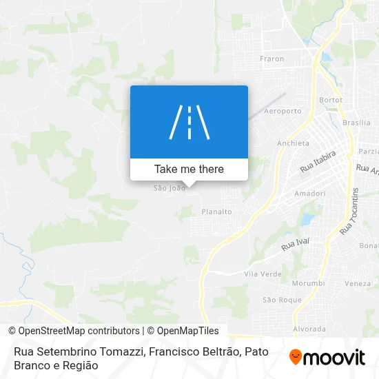 Rua Setembrino Tomazzi map