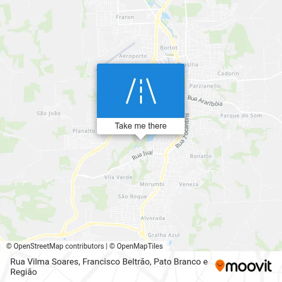 Rua Vilma Soares map