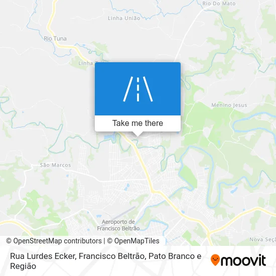 Rua Lurdes Ecker map