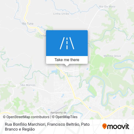 Rua Bonfilio Marchiori map