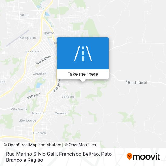 Rua Marino Silvio Galli map