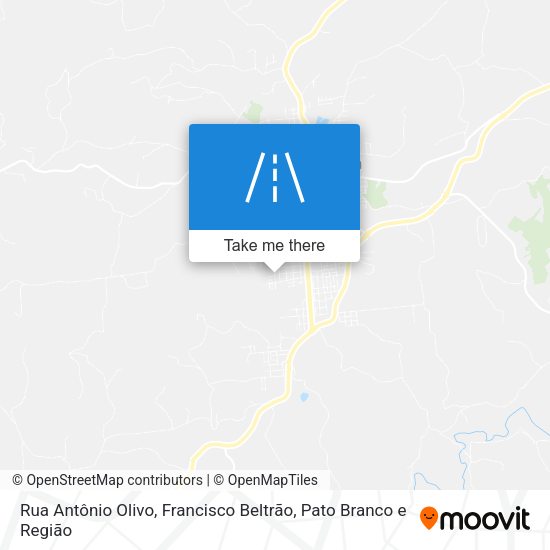 Rua Antônio Olivo map