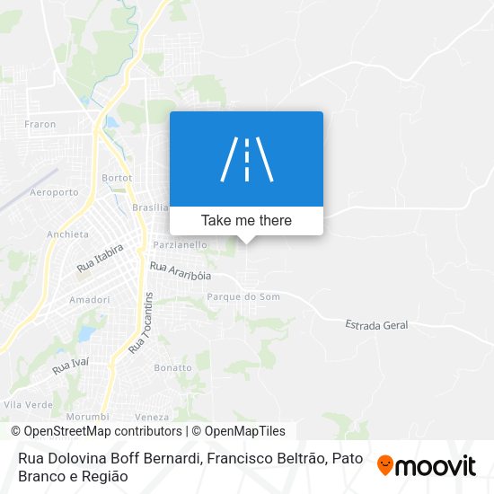 Rua Dolovina Boff Bernardi map