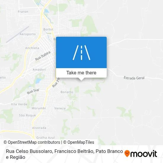 Rua Celso Bussolaro map