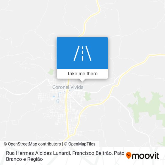 Rua Hermes Alcides Lunardi map