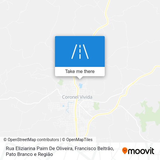 Rua Eliziarina Paim De Oliveira map