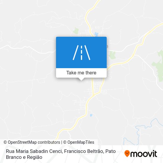 Rua Maria Sabadin Cenci map