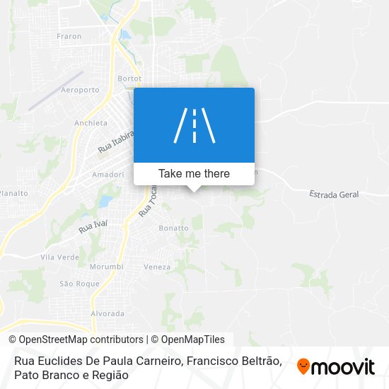 Rua Euclides De Paula Carneiro map