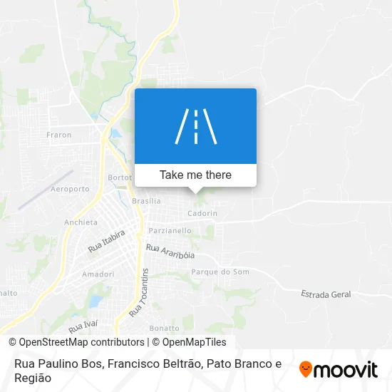 Rua Paulino Bos map