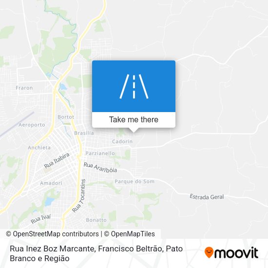 Rua Inez Boz Marcante map