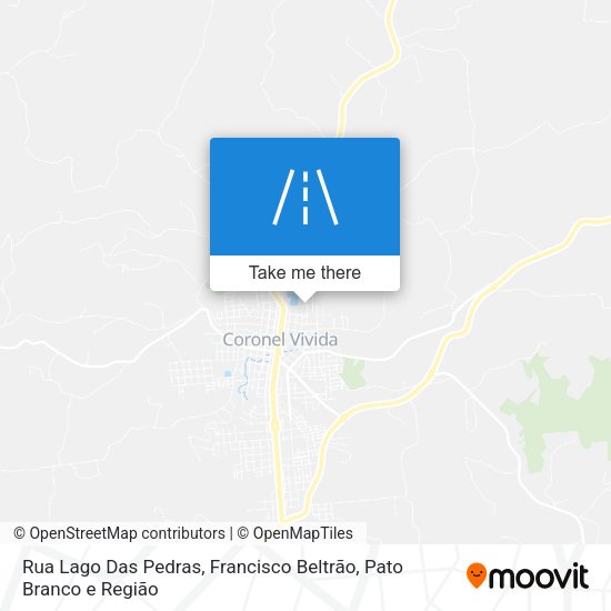 Rua Lago Das Pedras map