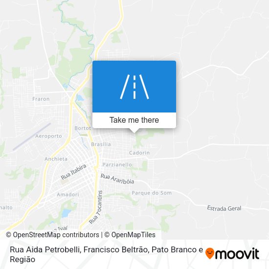 Rua Aida Petrobelli map
