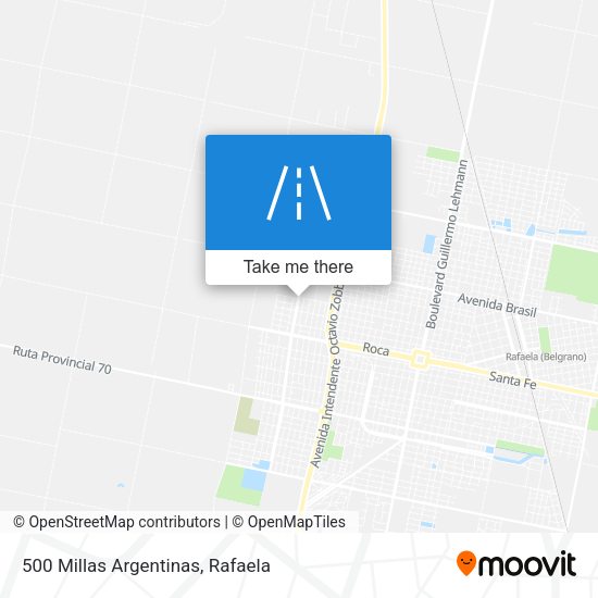 500 Millas Argentinas map