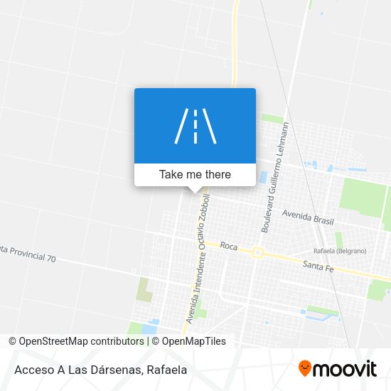 Acceso A Las Dársenas map