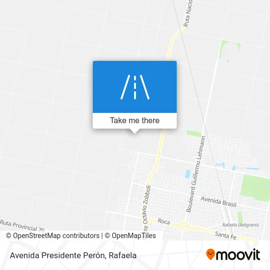 Avenida Presidente Perón map