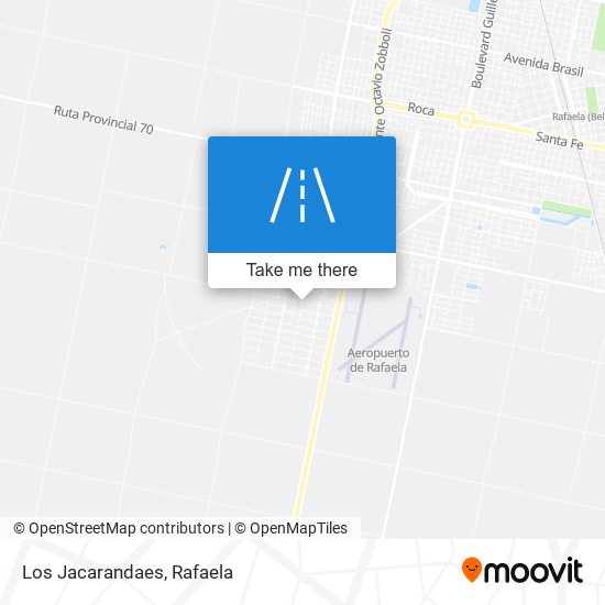 Los Jacarandaes map