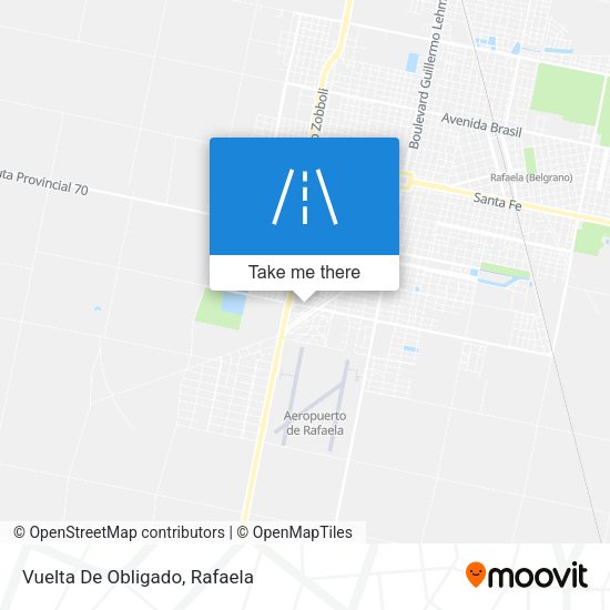 Mapa de Vuelta De Obligado