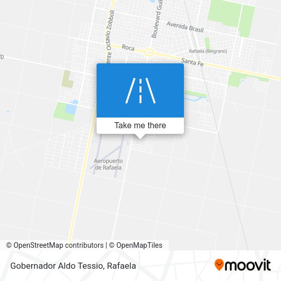 Mapa de Gobernador Aldo Tessio