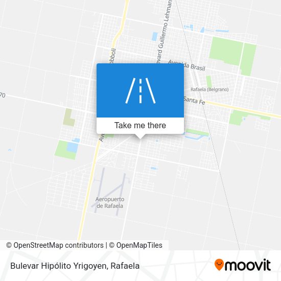 Bulevar Hipólito Yrigoyen map