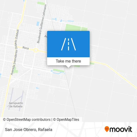 San Jose Obrero map