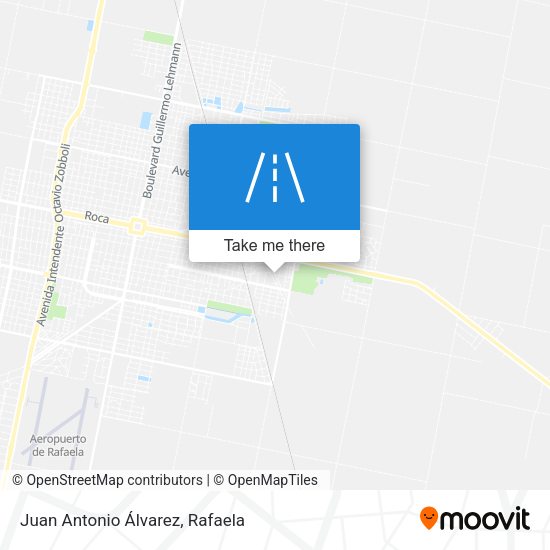 Juan Antonio Álvarez map